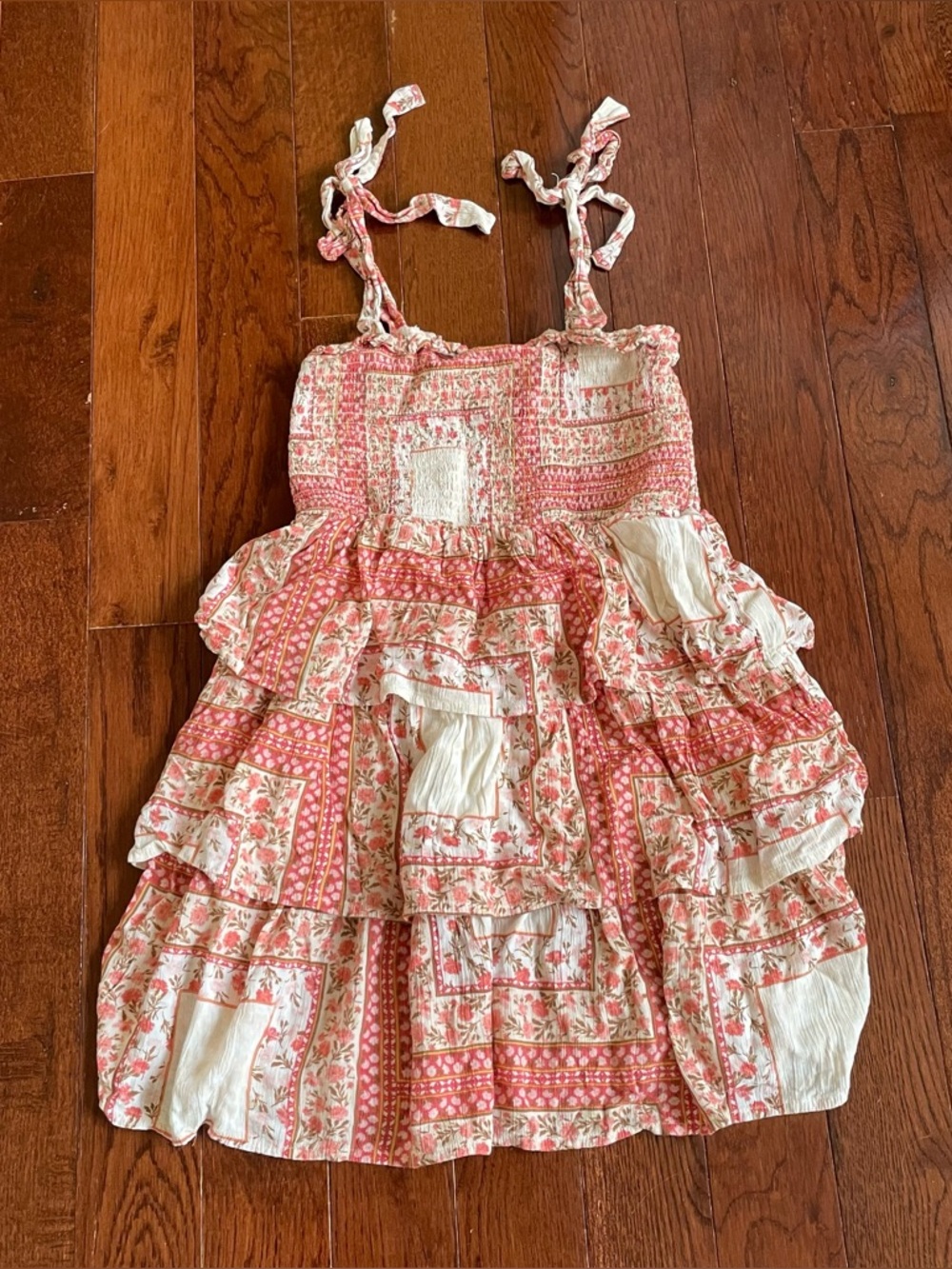 American Eagle tiered ruffle dress